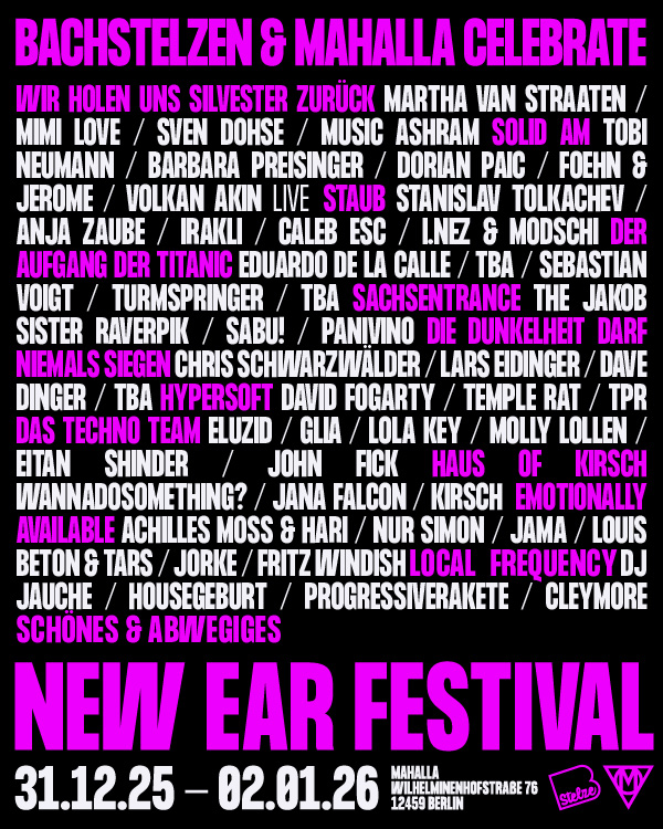 New Ear Festival - Lineup